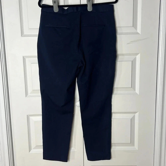 Banana Republic Factory High Rise Slim Ankle Slacks Navy Size 12 - Picture 2 of 3